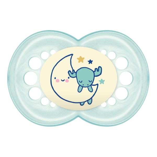 MAM NIGHT SUCCHIETTO 6+ SILICONE CONFEZIONE DOPPIA