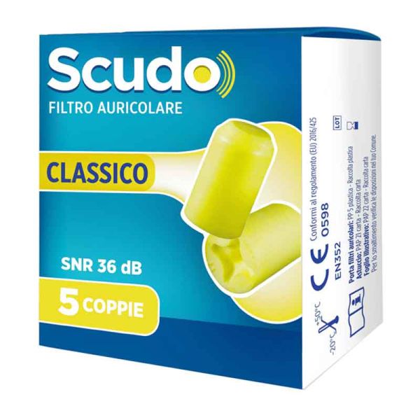 FILTRO AURICOLARE EARPLUG SCUDO CLASSIC