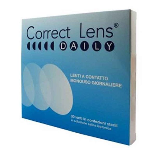CORRECT LENS DAILY LENTI CONTATTO MONOUSO GIORNALIERE 8,00 30 PEZZI
