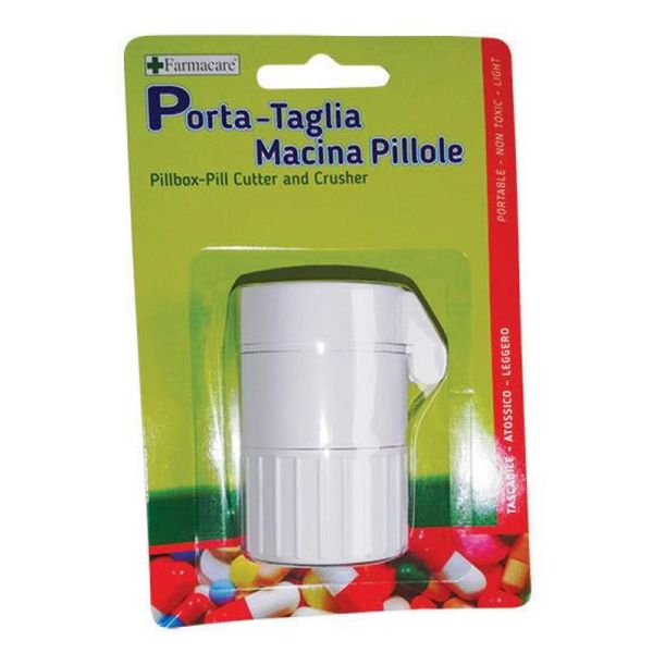 PORTA TAGLIA MACINA PILLOLE 1 PEZZO