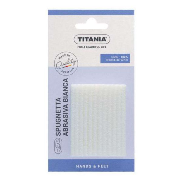 TITANIA SPUGNETTA ABRASIVA BIANCA