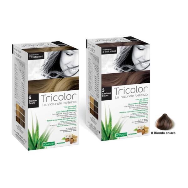 TRICOLOR TINTA CAPELLI N. 8 BIONDO CHIARO