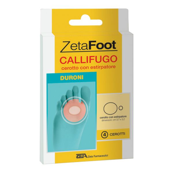 ZETA FOOT CEROTTO DURONI CALLI GR 4 PEZZI