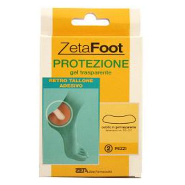 ZETA FOOT GEL TRASPARENTE RETRO TALLONE 2 PEZZI