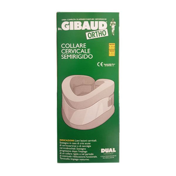 GIBAUD ORTHO COLLARE CERVICALE SEMIRIGIDO TAGLIA 2