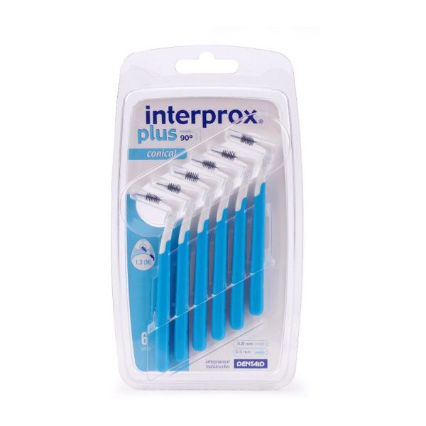 INTERPROX PLUS CONICO BLU 6 PZ