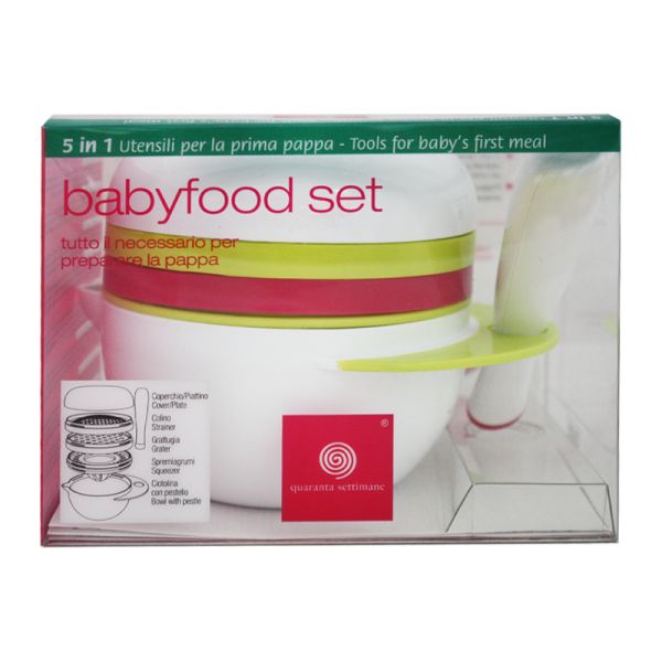 BABYFOOD SET PAPPA 5 IN 1 VERDE