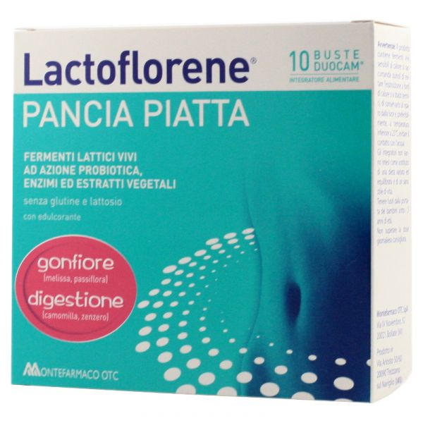 LACTOFLORENE PANCIA PIATTA 10 BUST