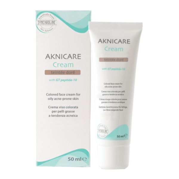 AKNICARE CREMA COLORATA TEINTEE DORE' 50 ML