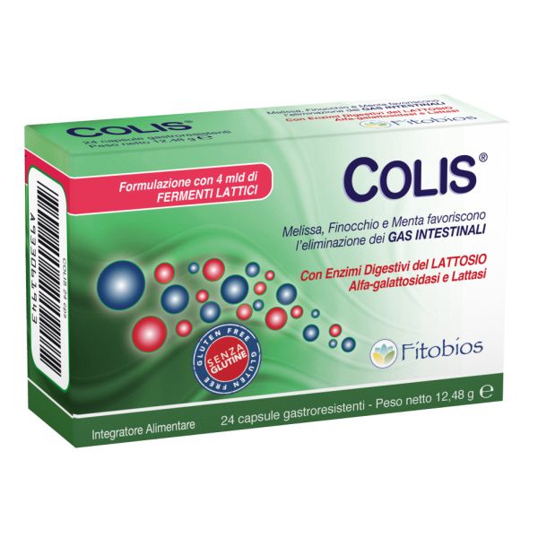 COLIS 24 COMPRESSE GAS INTESTINALI 520MG FITOBIOS