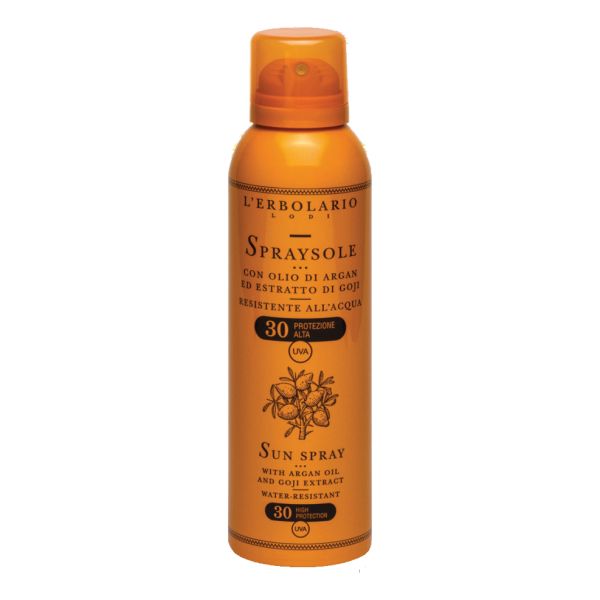 SPRAYSOLE OLIO DI ARGAN ED ESTRATTO DI GOJI SPF30 150 ML