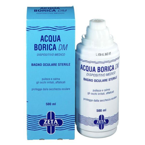 ACQUA BORICA PER BAGNO OCULARE STERILE 500 ML