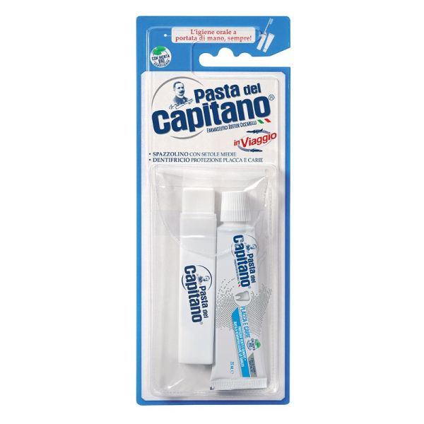 PASTA DEL CAPITANO KIT VIAGGIO DENTIFRICIO+SPAZZOLINO