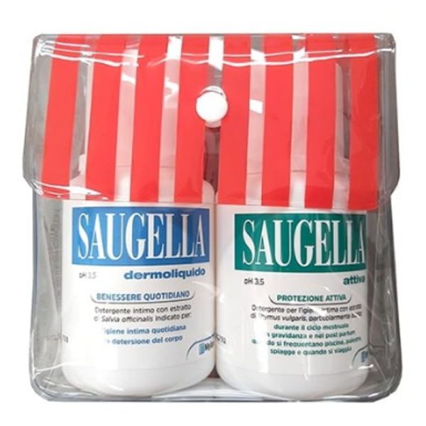 SAUGELLA POCKET ATTIVA 100 ML + DERMOLIQUIDO 100 ML