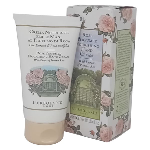L'ERBOLARIO ROSA CREMA NUTRIENTE MANI 75 ML