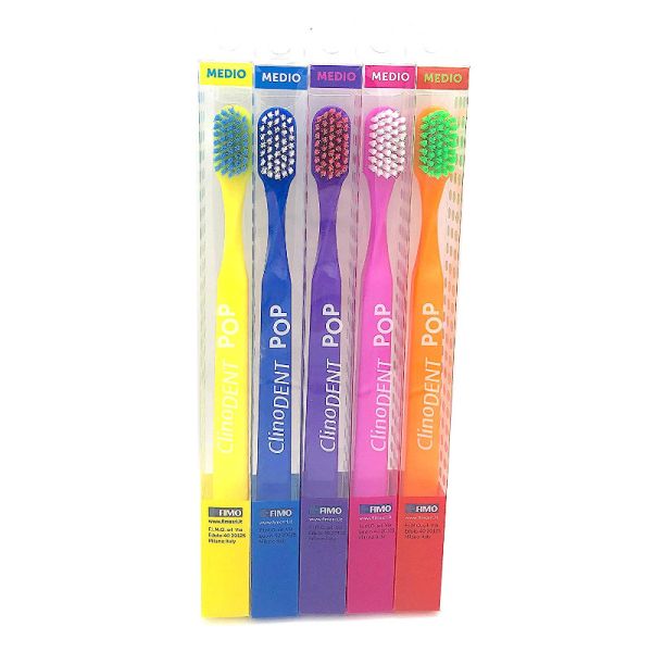 CLINODENT POP BLU SPAZZOLINO MEDIO