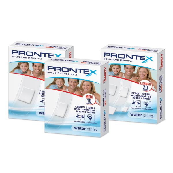 CEROTTO PRONTEX WATER STRIPS MEDIO 10 PEZZI