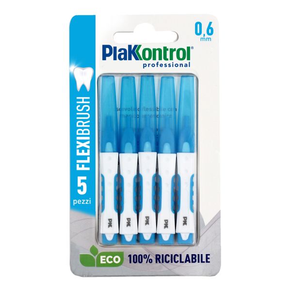 PLAKKONTROL SCOVOLINO INTERDENTALE FLEXI BRUSH06 5 PEZZI