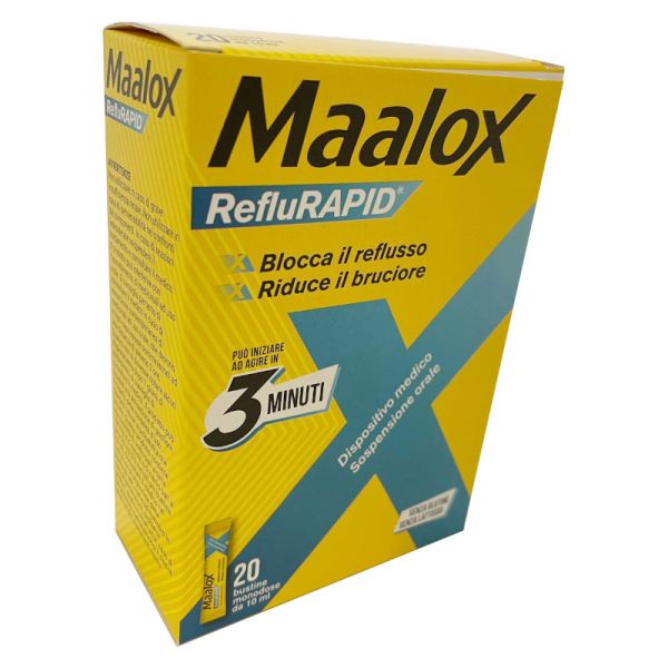 MAALOX REFLURAPID 20BUST