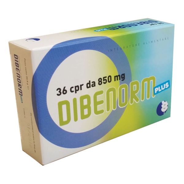 DIBENORM PLUS 36 COMPRESSE 850 MG