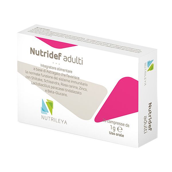 NUTRIDEF ADULTI 20 COMPRESSE