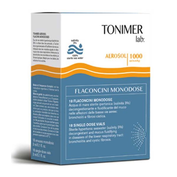 TONIMER LAB AEROSOL 18 FLACONCINI 3 ML MONODOSE