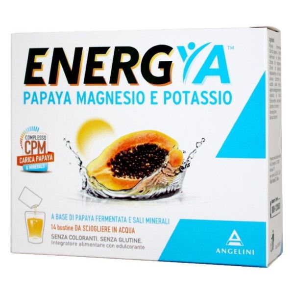 ENERGYA PAPAYA MAGNESIO E POTASSIO 14 BUSTINE