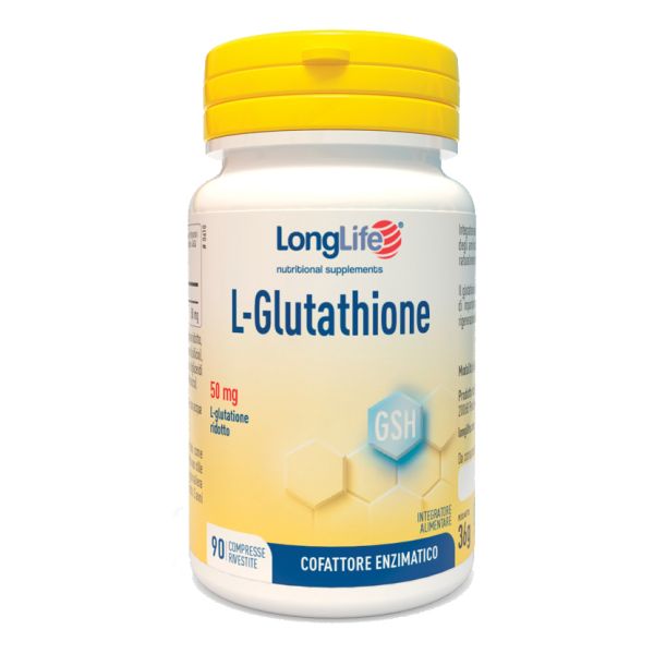 LONGLIFE L-GLUTATHIONE 90 COMPRESSE 50 MG