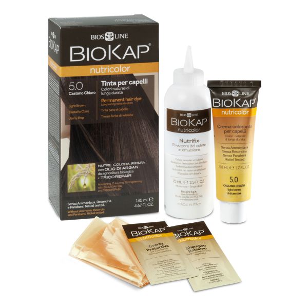 BIOKAP NUTRICOLOR 4,06 NEW CASTANO CAFFE' TINTA TUBO + FLACONE