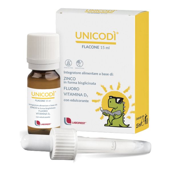 UNICODI' 15 ML FLUORO ZINCO VITAMINA D3