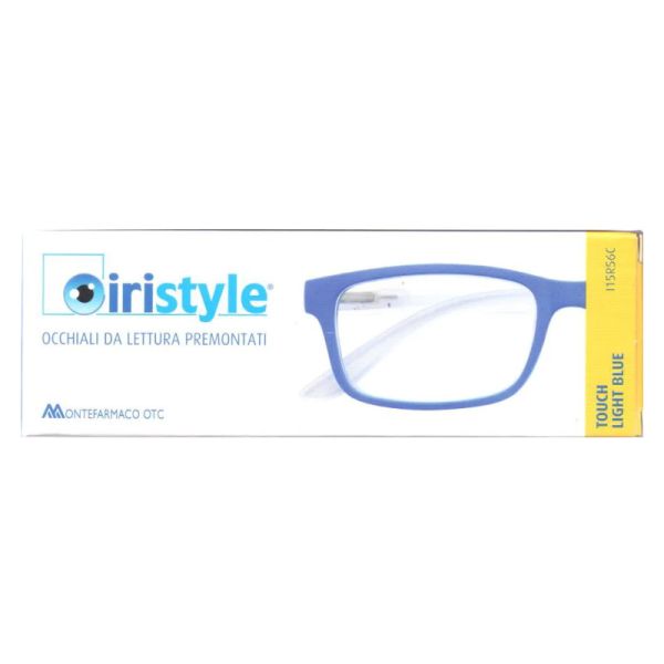 OCCHIALE DA LETTURA IRISTYLE TOUCH LIGHT BLUE +3,00
