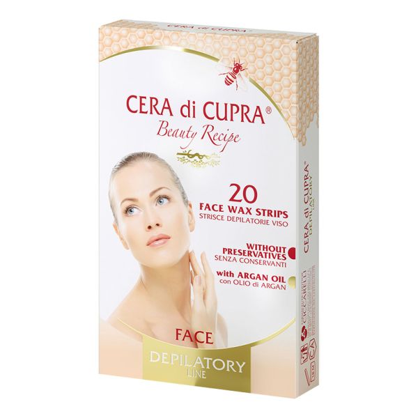 CERA DI CUPRA STRISCE DEPILATORIE VISO 20 PZ