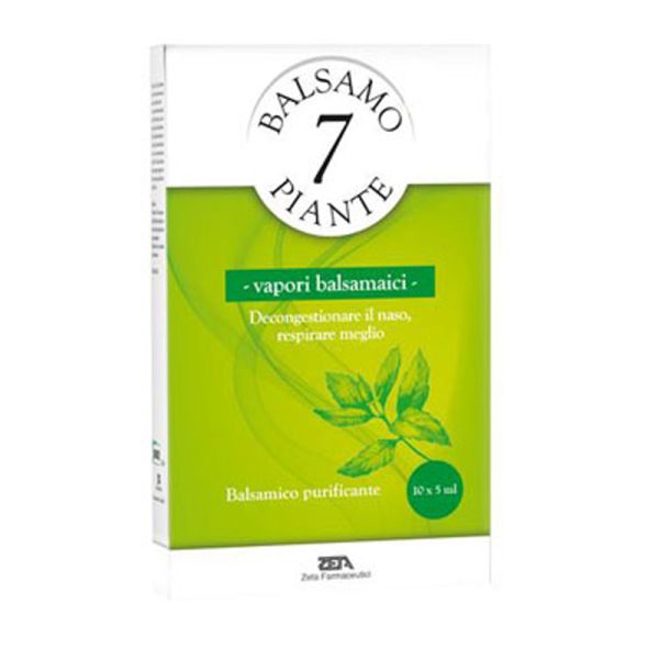 BALSAMO DELLE 7 PIANTE VAPORI BALSAMICI PER VAPORIZZATORI 10 X 5 ML