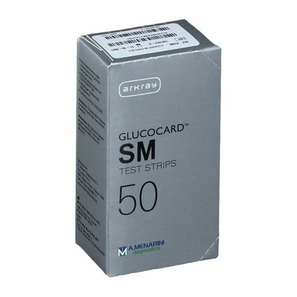 TEST STRIPS PER MISURAZIONE GLICEMIA GLUCOCARD SM 50 PEZZI