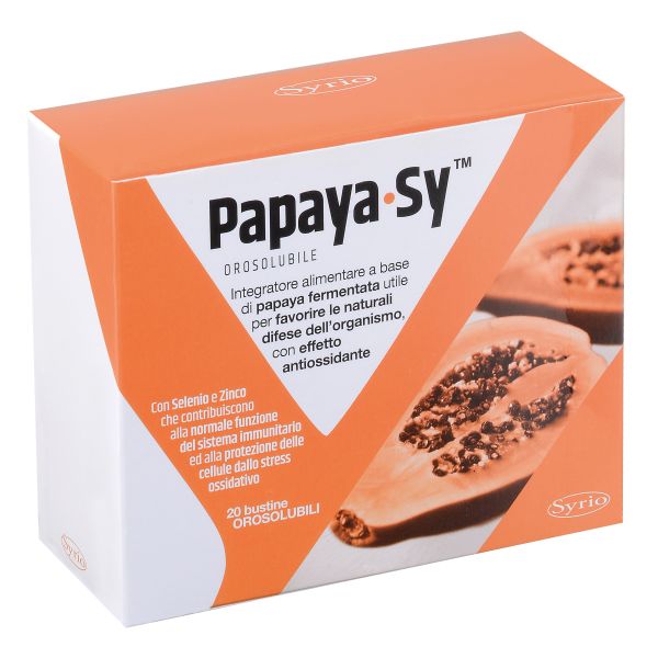 PAPAYA-SY 20 BUSTINE 92 G POLVERE OROSOLUBILE