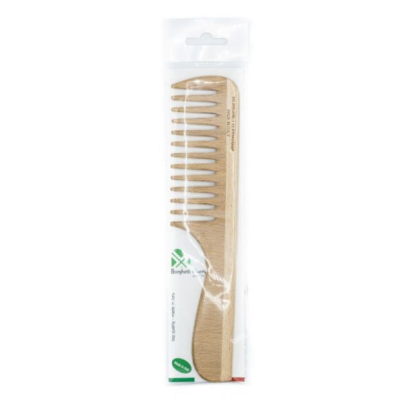 PETTINE LEGNO DENTI RADI FITTI