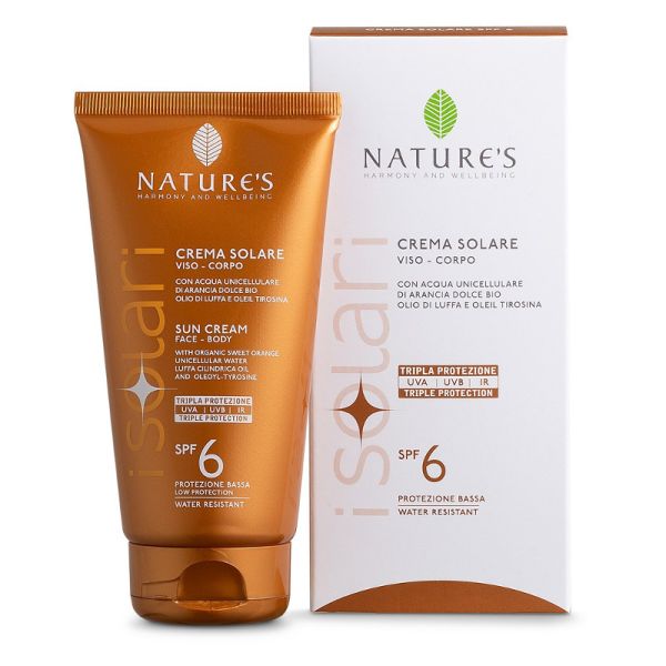 I SOLARI CREMA SOLARE VISO E CORPO SPF6 150ML