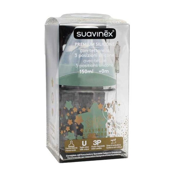 SUAVINEX HC BIBERON 3P SILICONE 150 ML BOY