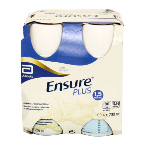 ENSURE PLUS VANIGLIA 4 X 200 ML