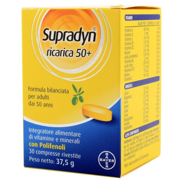 SUPRADYN  RICARICA 50+ INTEGRATORE 30 CPR