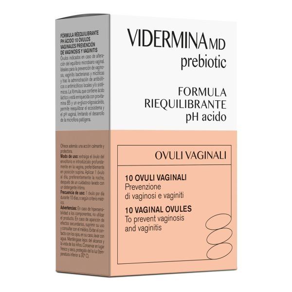 VIDERMINA PREBIOTIC OVULI 10 PEZZI