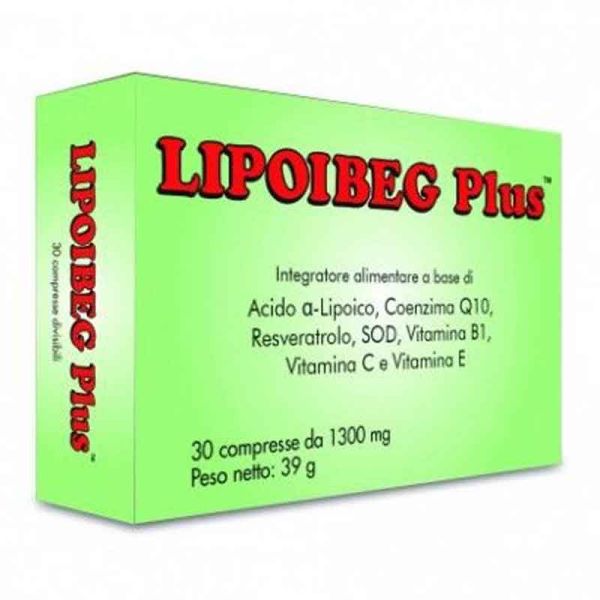 LIPOIBEG PLUS 30 COMPRESSE 1300MG