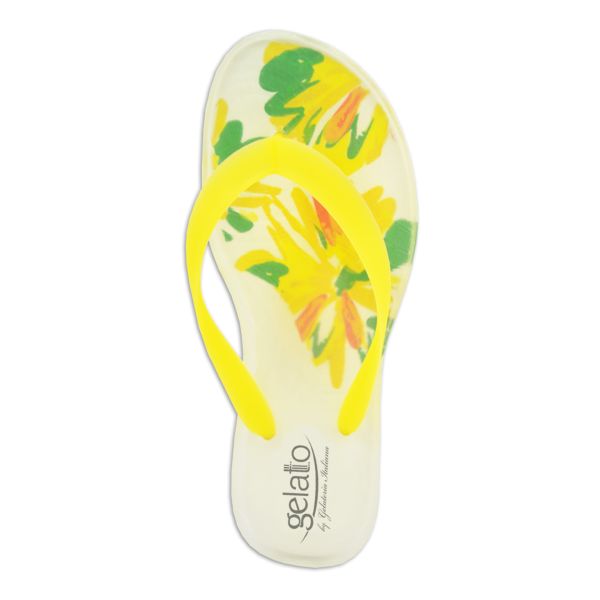 CALZATURA GELATO FLOWER GIALLO/BIANCO 35/36 1 PAIO