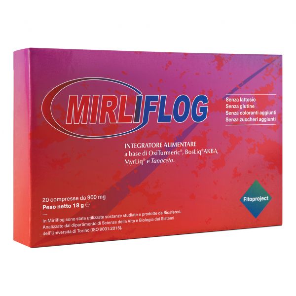 MIRLIFLOG 20 COMPRESSE FITOPROJECT