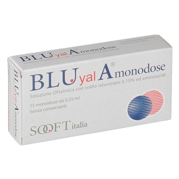 BLU YAL A GOCCE OCULARI 15 FLACONCINI MONODOSE 0,30 ML