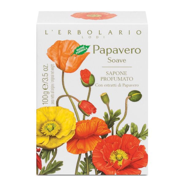 L'ERBOLARIO PAPAVERO SOAVE SAPONE PROFUMATO 100 G
