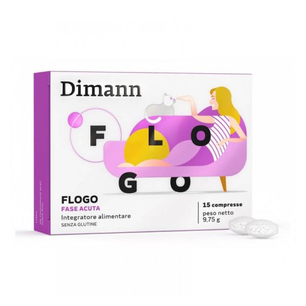 DIMANN FLOGO 15 COMPRESSE
