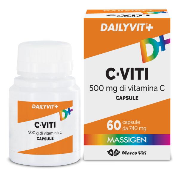 DAILYVIT+ C VITI 500MG 60 CPS