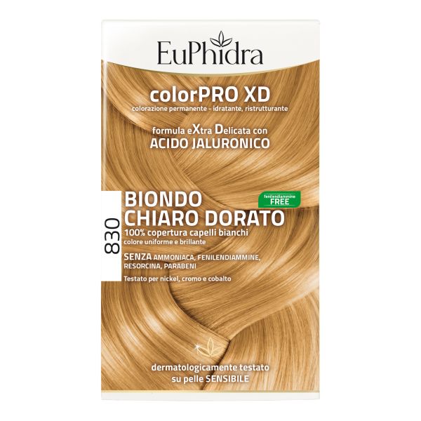 EUPHIDRA COLORPRO XD 830 BIONDO CHIARO DORATO
