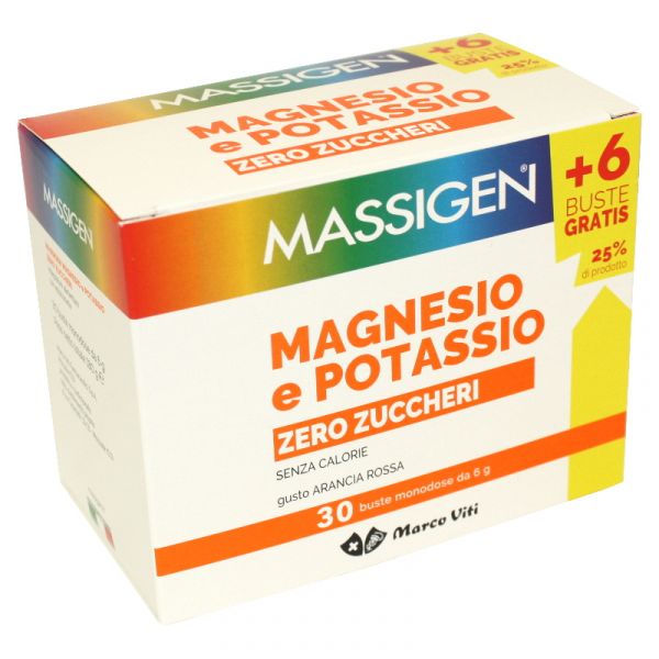 MASSIGEN MAGNESIO POTASSIO S/ZUCCHERI 24BST + 6BST